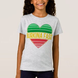 I Love Burkina Faso, Heart Burkinabè T-Shirt