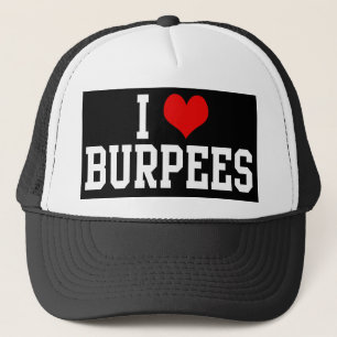 I Love Burpees, Fitness Trucker Hat