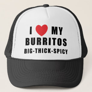 I Love Burritos Trucker Hat