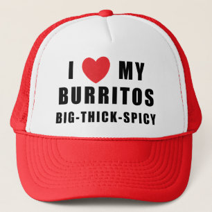 I Love Burritos Trucker Hat