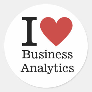 I ❤️ Love Business Analytics STICKER
