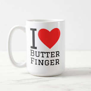 I love butter finger coffee mug