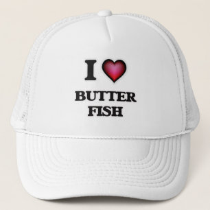 I Love Butter Fish Trucker Hat