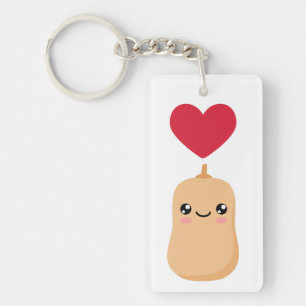 I love Butternut Squash Key Ring