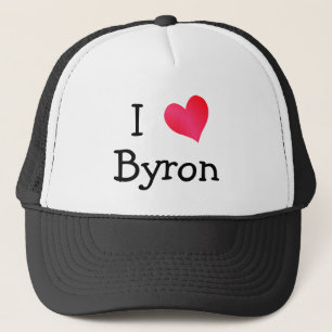I Love Byron Trucker Hat
