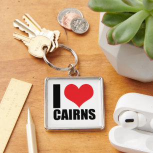 I love Cairns Key Ring