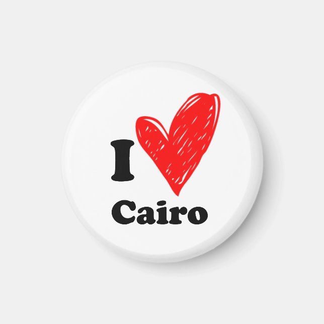 I love Cairo Magnet (Front)