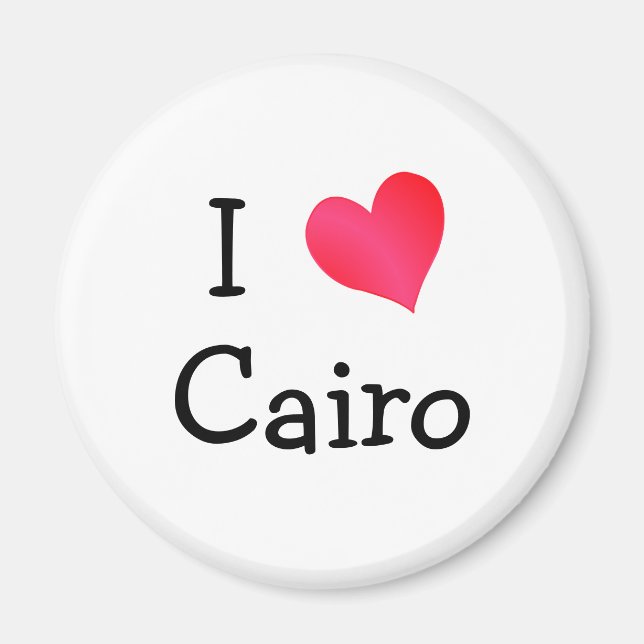 I Love Cairo Magnet (Front)
