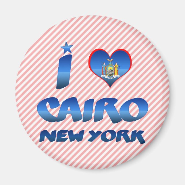 I love Cairo, New York Magnet (Front)