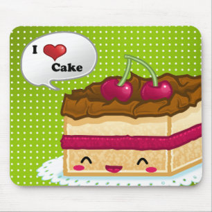 I love cake mouse mat