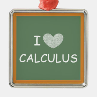 I Love Calculus Metal Tree Decoration