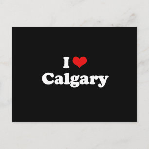 I LOVE CALGARY POSTCARD