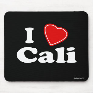I Love Cali Mouse Mat