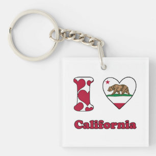 I love California Key Ring