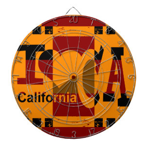 I love California - Pop art 2 Dartboard