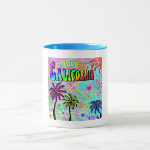 I LOVE California Vivid Romance Mug