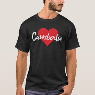 I Love Cambodia  Khmer   for T-Shirt
