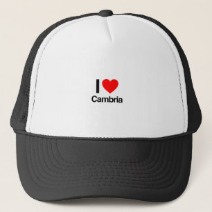 i love cambria trucker hat