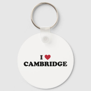 I Love Cambridge Massachusetts Key Ring