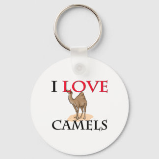 I Love Camels Key Ring