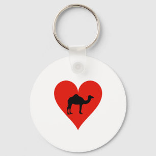 I Love Camels Key Ring
