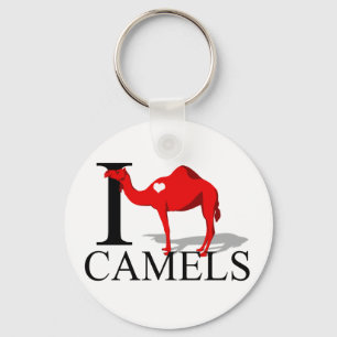 I Love Camels Keychains