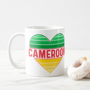 I Love Cameroon, Cameroonian Heart Coffee Mug