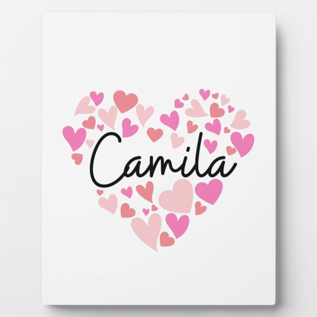 I love Camila Plaque (Front)