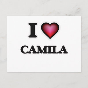 I Love Camila Postcard