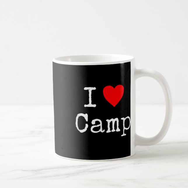 I Love Camp  Coffee Mug (Right)