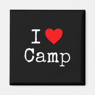 I Love Camp Magnet