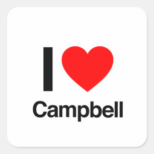 i love campbell square sticker