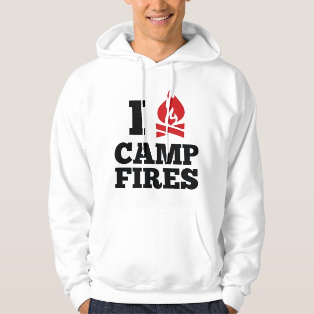 I Love Campfires Hoodie (Front)