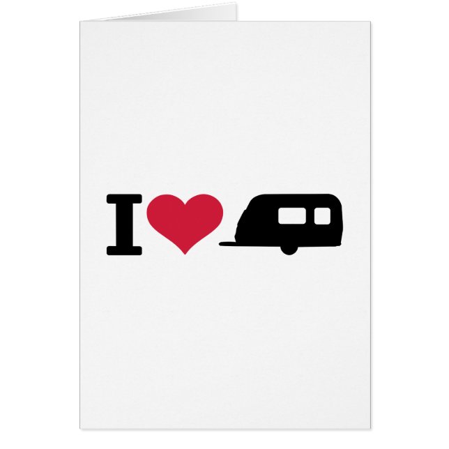 I love camping - caravan (Front)