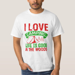 I love Camping gift T-Shirt