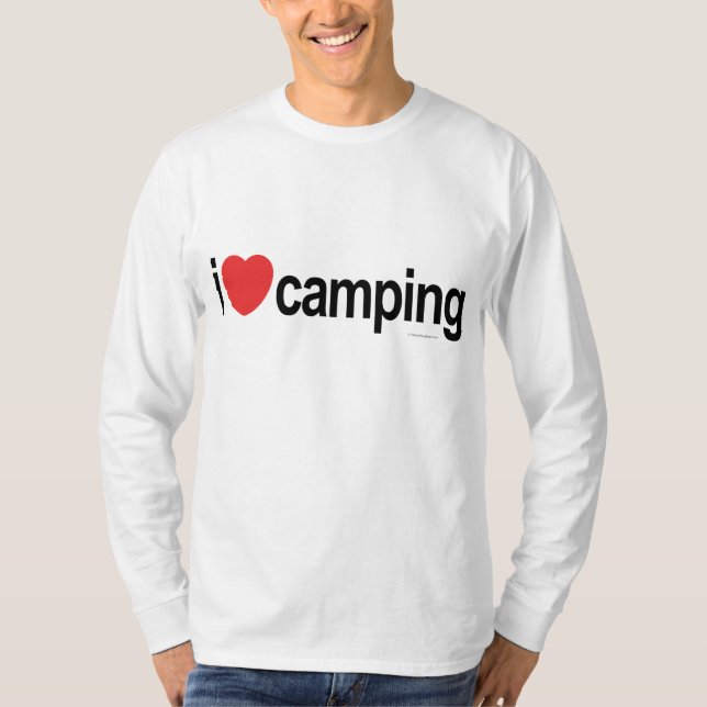 I Love Camping T-Shirt (Front)