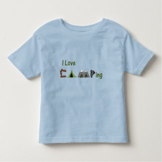 I Love Camping Toddler T-Shirt