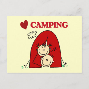 I Love Camping Tshirts and Gifts Postcard