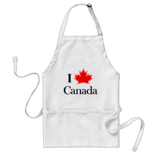 I LOVE CANADA APRON