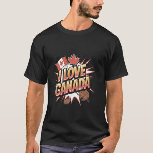 I Love Canada Canadian T-Shirt