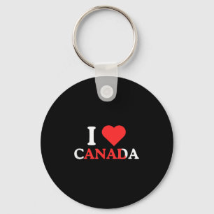 I Love Canada Funny Adult Humor Unhinged Raunchy M Key Ring