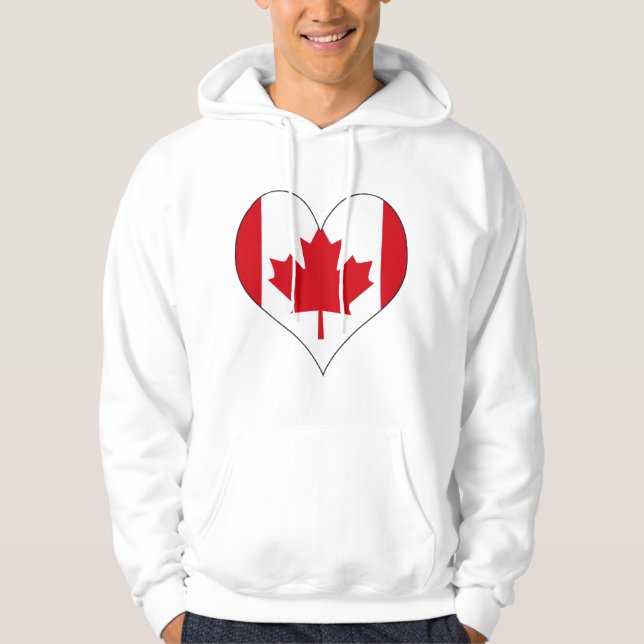 I Love Canada Hoodie (Front)