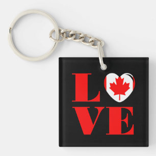 I love Canada Key Ring