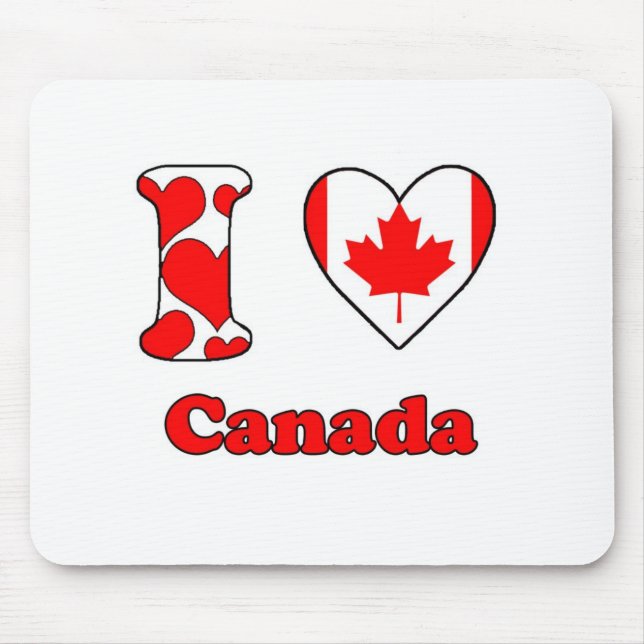 I love Canada Mouse Mat (Front)