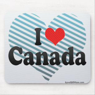 I Love Canada Mouse Mat