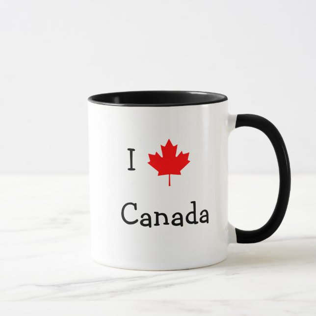 I Love Canada Mug (Right)