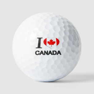 I Love Canada - Red Taco antitrump Trucker  Golf Balls