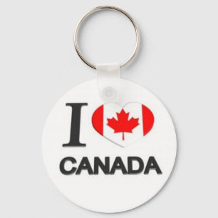 I Love Canada - Red Taco antitrump Trucker  Key Ring