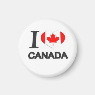 I Love Canada - Red Taco antitrump Trucker Magnet