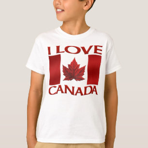 I Love Canada Sweatshirt Kid's Canada Souvenir T-Shirt